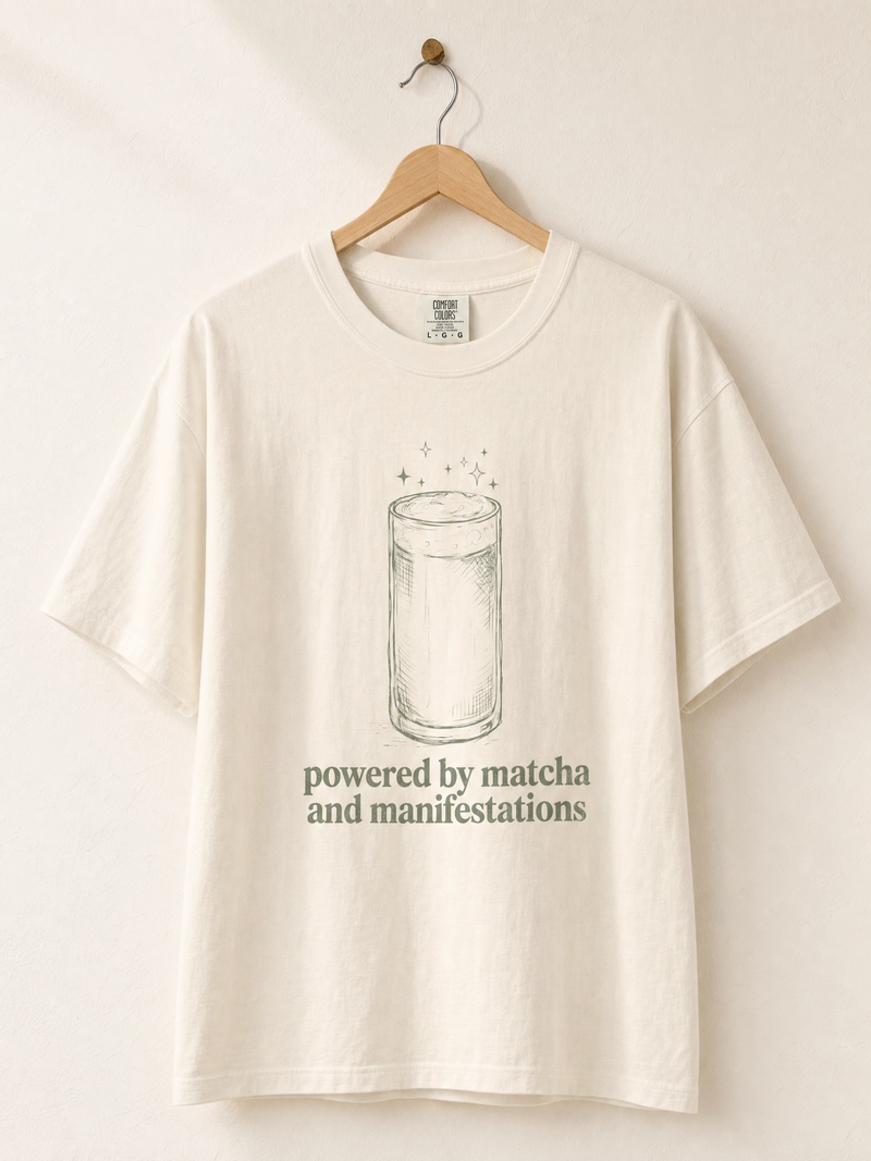 Matcha & Manifestations Comfy Tee